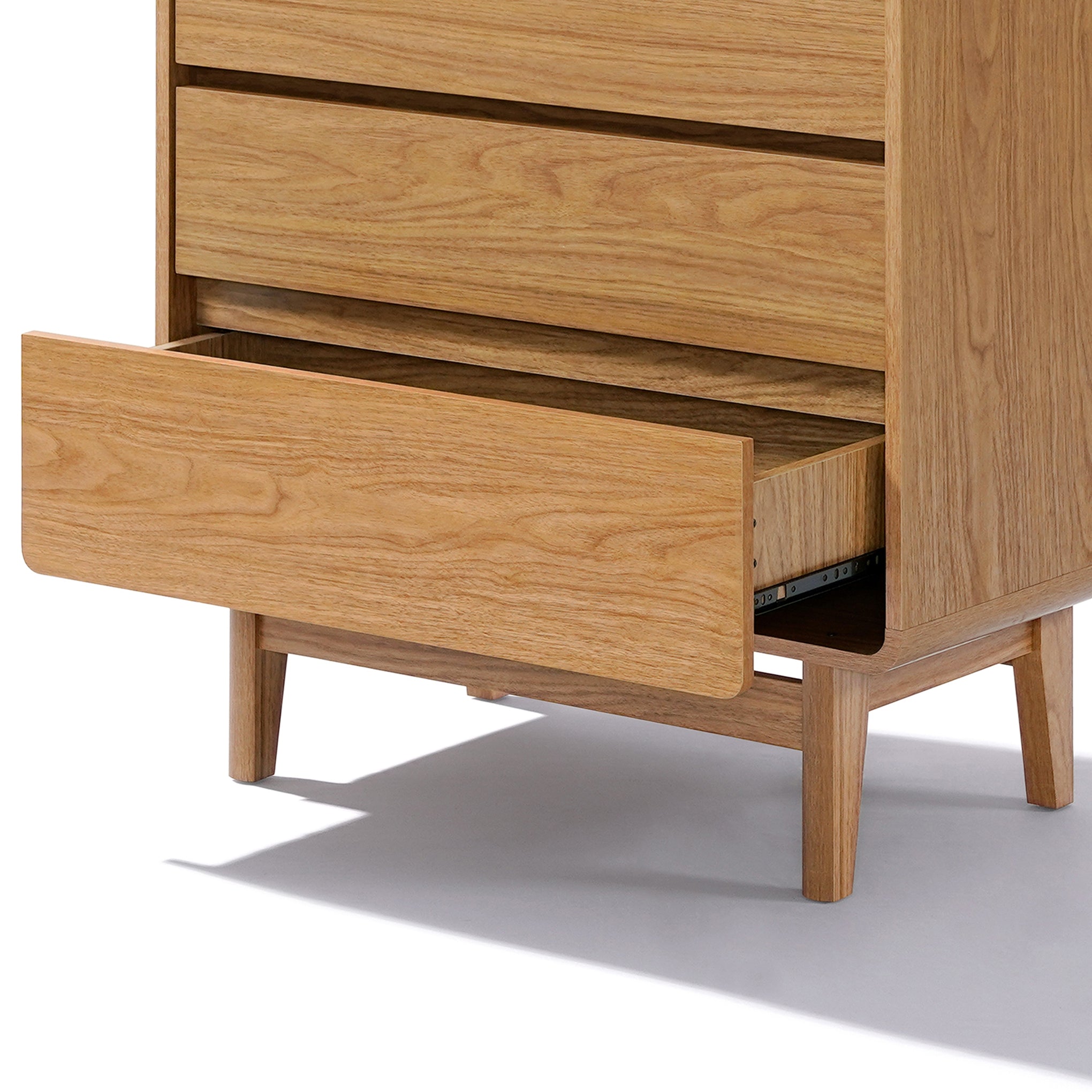 Kommode mit 5 Schubladen aus Holzoptik – Skandinavisches Design