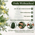 Künstlicher Weihnachtsbaum 150 cm mit Beleuchtung 8 Lichtmodi