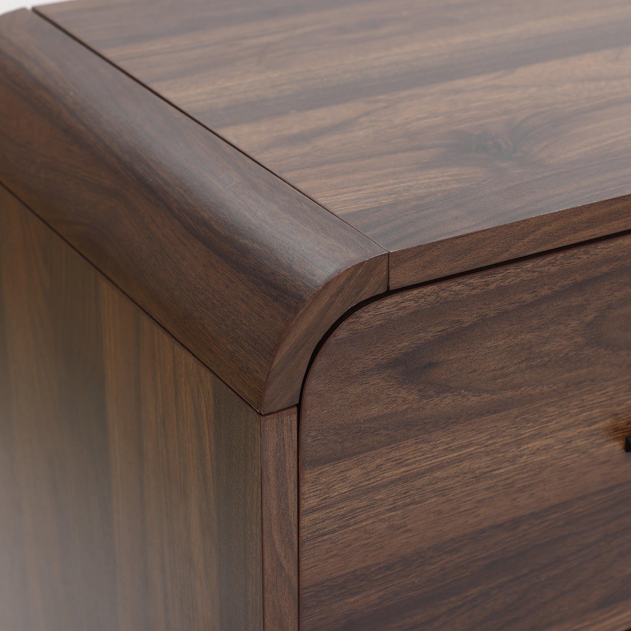 Kommode mit 6 Schubladen in Walnussoptik