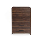 Kommode mit 5 Schubladen in Walnussoptik