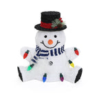 LED-Schneemann mit bunten Lichtern – Leuchtende Weihnachtsdeko für Innen und Außen