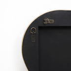 Wellenförmiger Rattan-Wandspiegel – Boho-Deko-Spiegel für Wohnzimmer