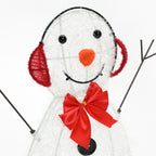 LED-Schneemann-Familie (3er-Set) – Leuchtende Weihnachtsdeko für Innen und Außen