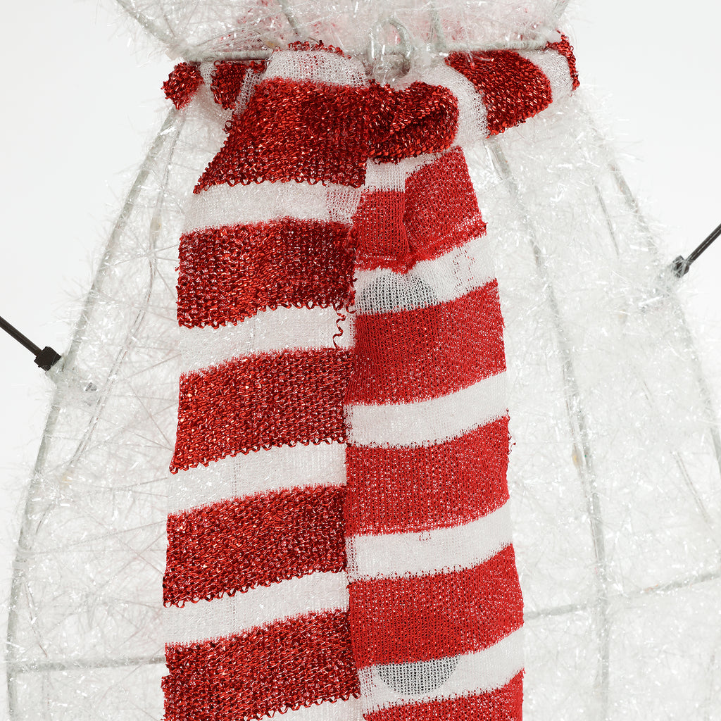 LED-Schneemann-Familie (3er-Set) – Leuchtende Weihnachtsdeko für Innen und Außen