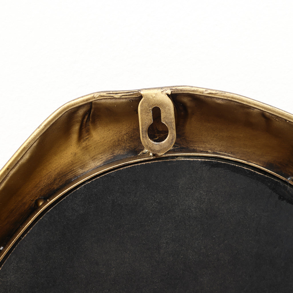 Irreguläre Fluid-Gold Wandspiegel – Deko-Spiegel mit Organic Design für Wohnraum