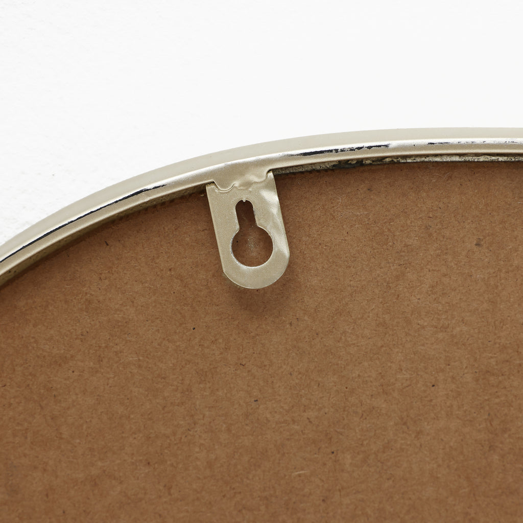 Organischer Wandspiegel mit Zweifarbigem Rand – Moderner Deko-Spiegel