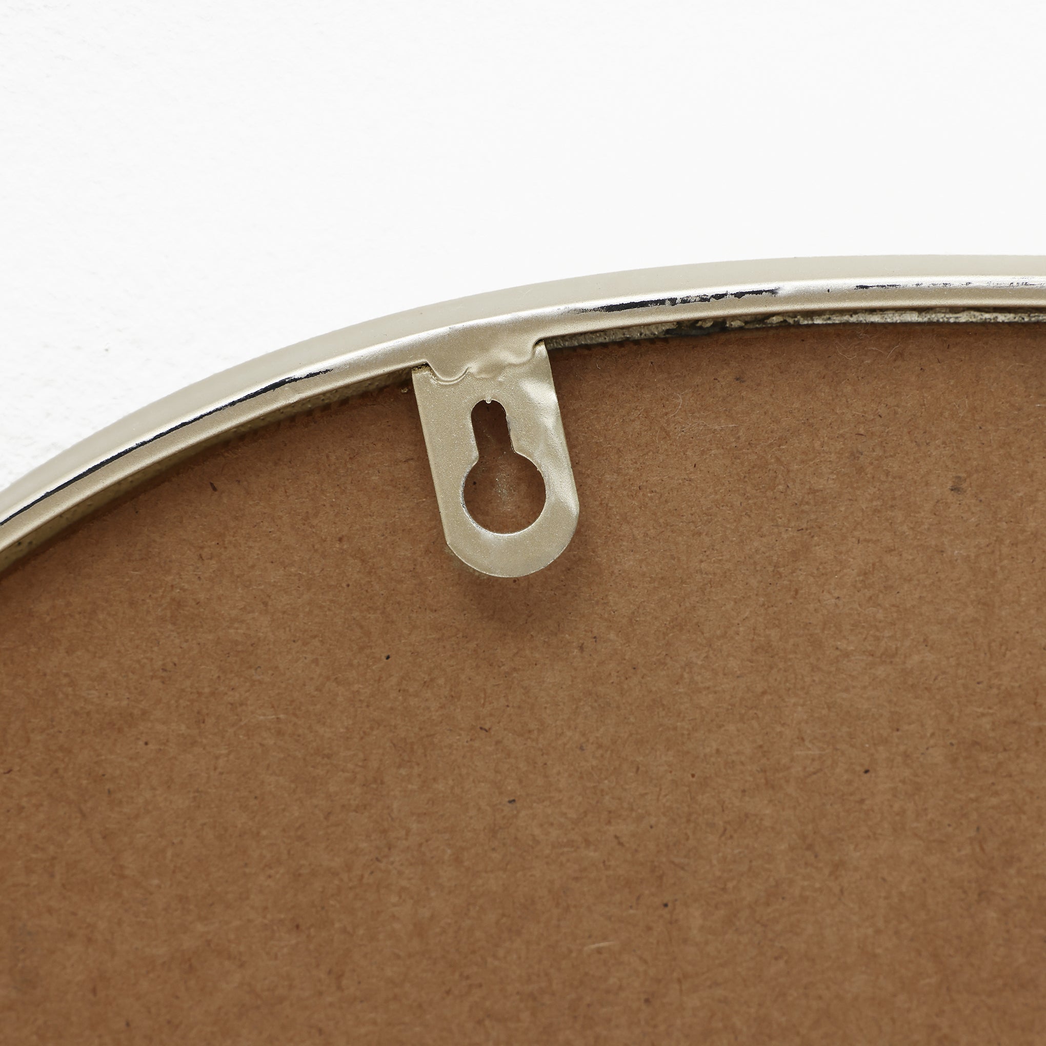 Organischer Wandspiegel mit Zweifarbigem Rand – Moderner Deko-Spiegel