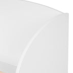 Kinder Bücherregal mit 3 Ablagen und Aufbewahrungskorb, Weiß, Multifunktional