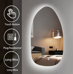 LED-Wandspiegel mit Beleuchtung – Moderner Badspiegel mit Dimmfunktion