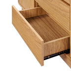 Modernes Sideboard in Eichenoptik mit 3 Schubladen und 2 Türen – 140 cm