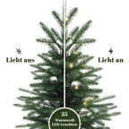 68 cm Künstlicher Weihnachtsbaum mit Beleuchtung, LED Kleiner Christbaum