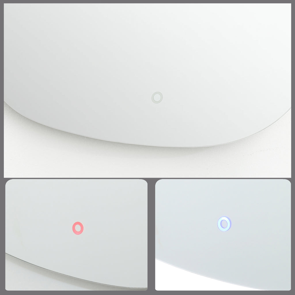 LED-Wandspiegel mit Beleuchtung – Moderner Badspiegel mit Dimmfunktion