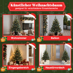 Künstlicher Weihnachtsbaum 90 cm mit Beleuchtung, 9 Lichtmodi