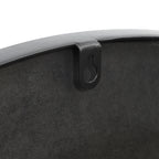 Runder Metall-Wandspiegel mit Goldcrack-Design – Moderner Deko-Spiegel für Wohnzimmer