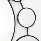 Runden Metall-Wandspiegel-Set – Moderner Deko-Spiegel