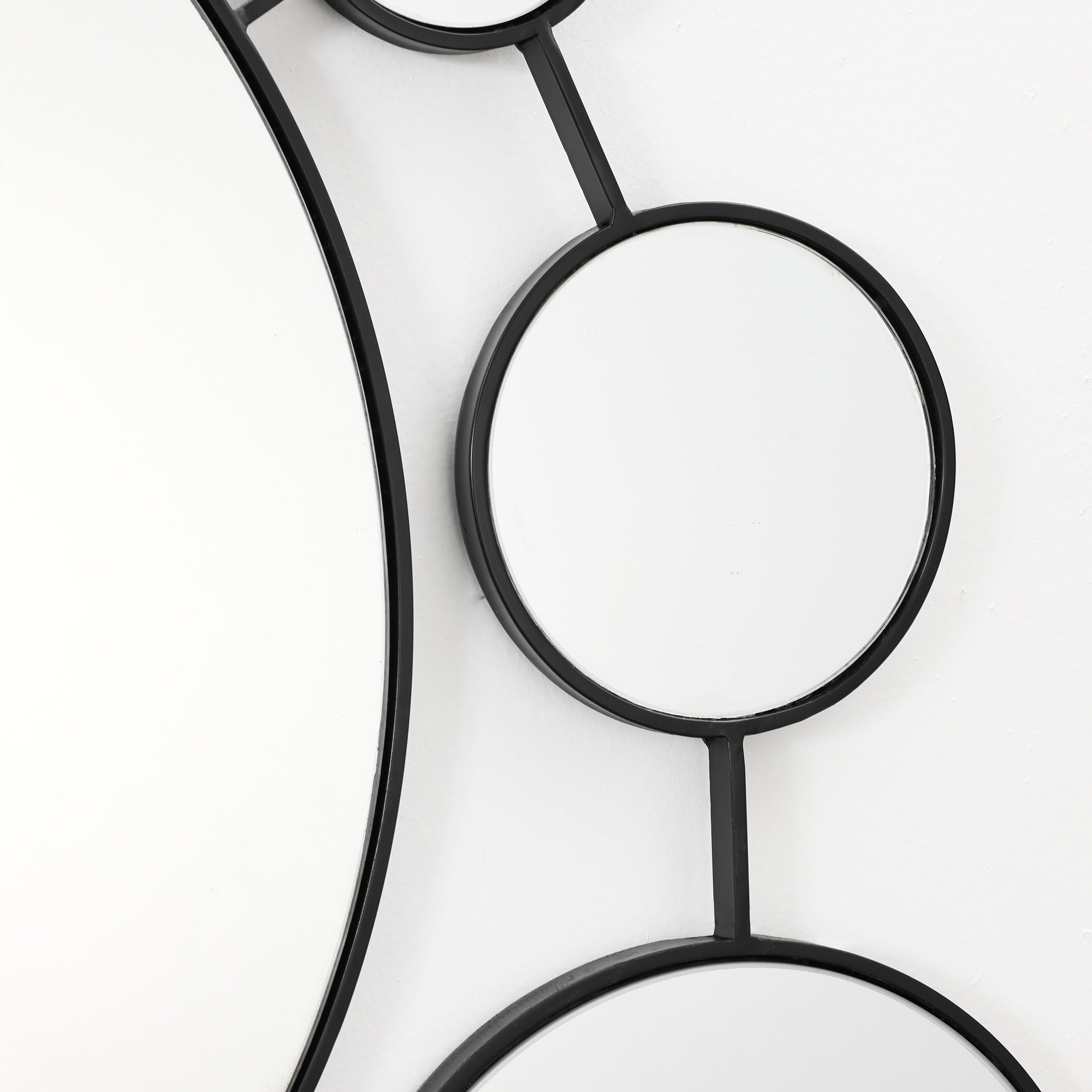 Runden Metall-Wandspiegel-Set – Moderner Deko-Spiegel