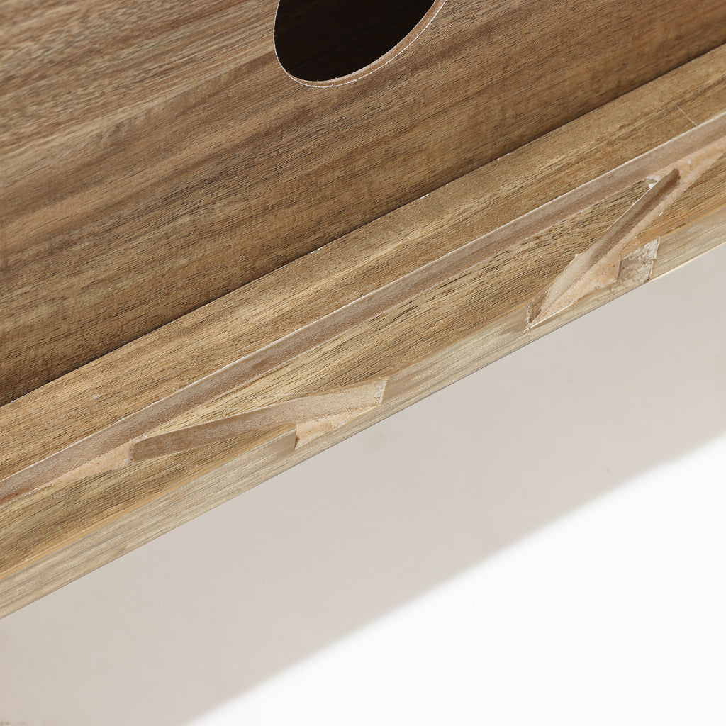 TV-Lowboard mit Schiebetüren und Kabeldurchlass