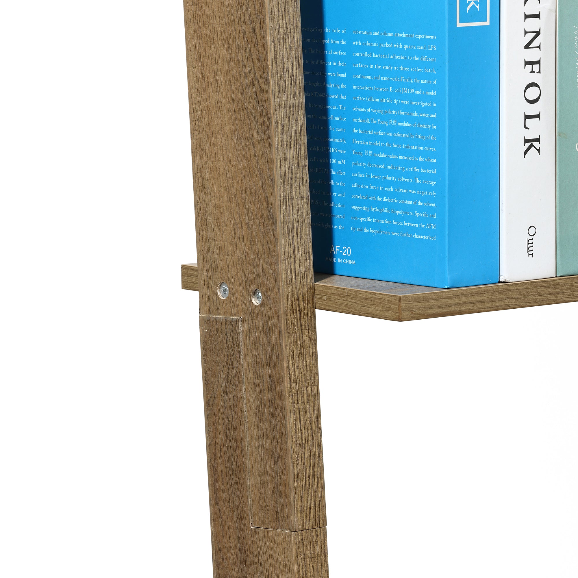 Regal im Vintage-Naturstil aus Holz – Aufbewahrungsregal mit 2 Türen und Flecht-Front