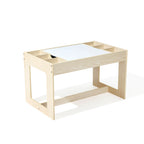 Kinder-Maltisch mit 2 Stühlen, doppelseitiger Tafel und Stauraum