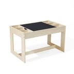 Kinder-Maltisch mit 2 Stühlen, doppelseitiger Tafel und Stauraum