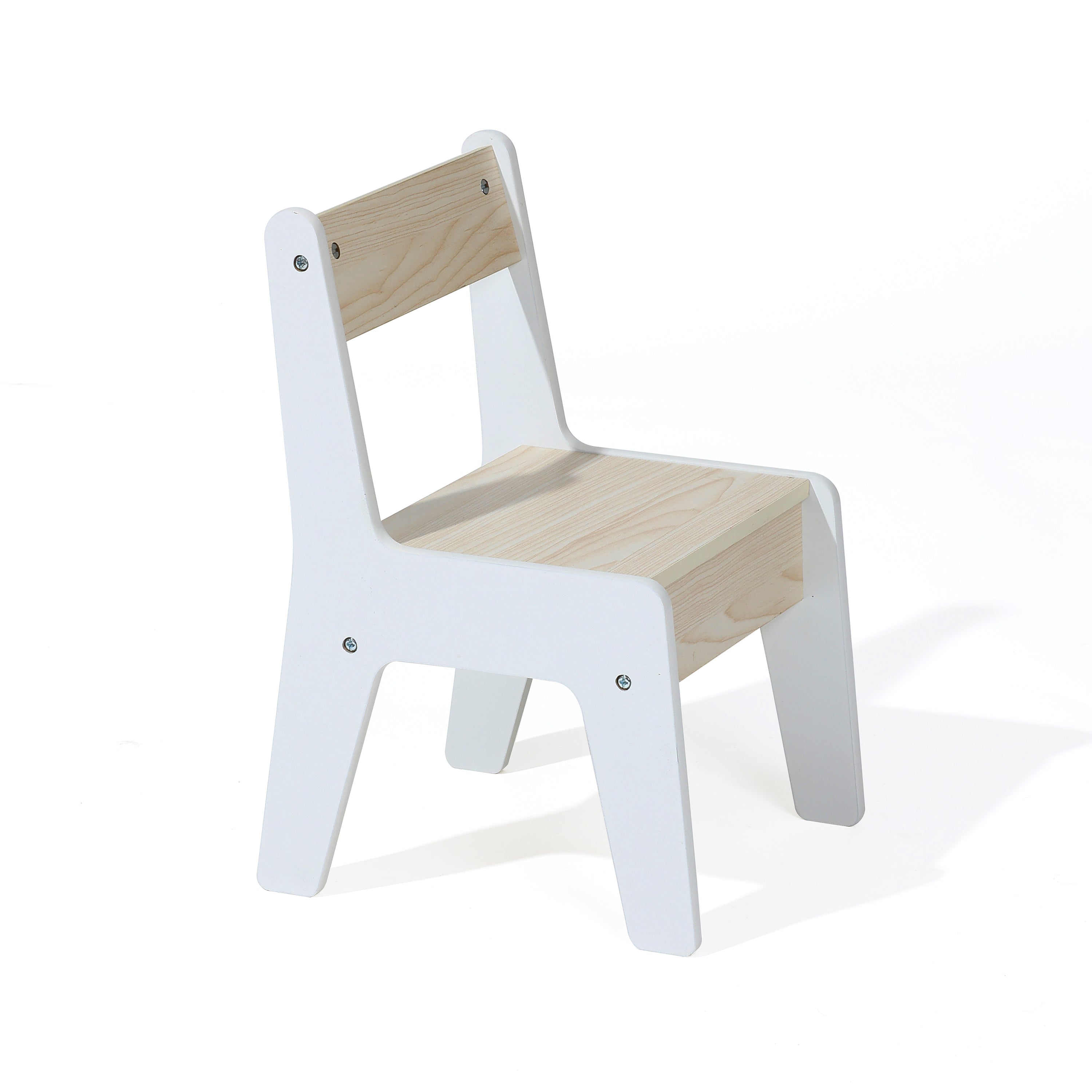 Kinder-Maltisch mit 2 Stühlen, doppelseitiger Tafel und Stauraum