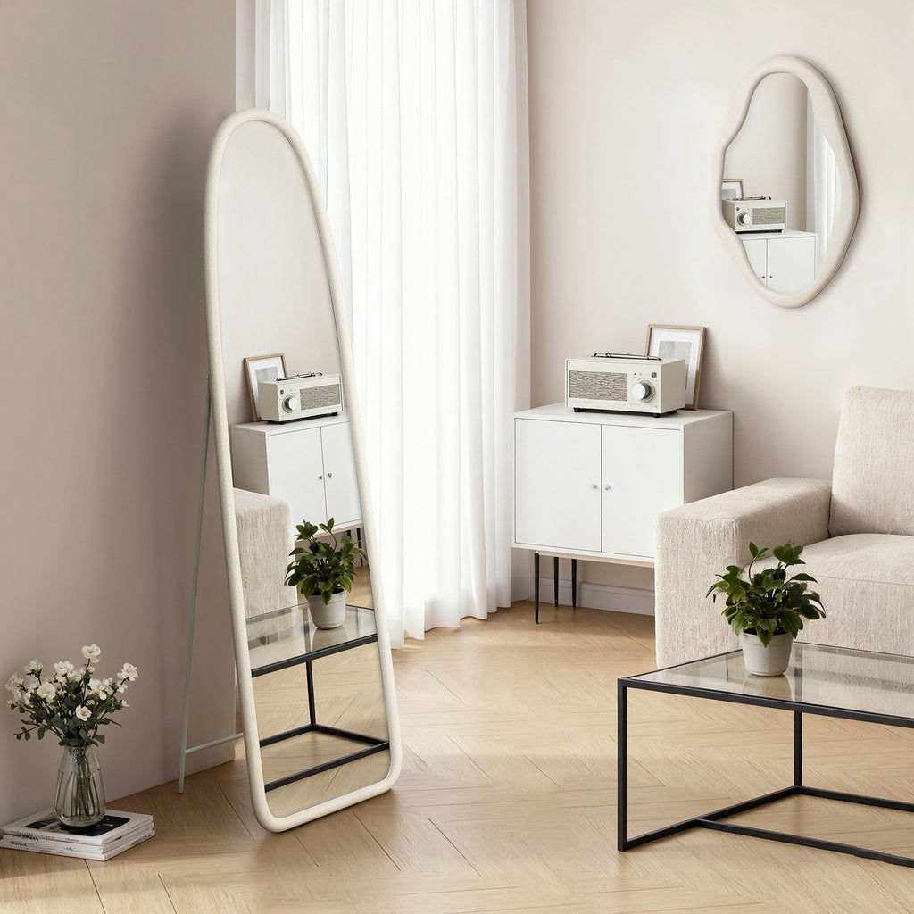 Irreguläre Fluid-Form Wandspiegel – Moderner Deko-Spiegel mit Organic Design für Wohnraum