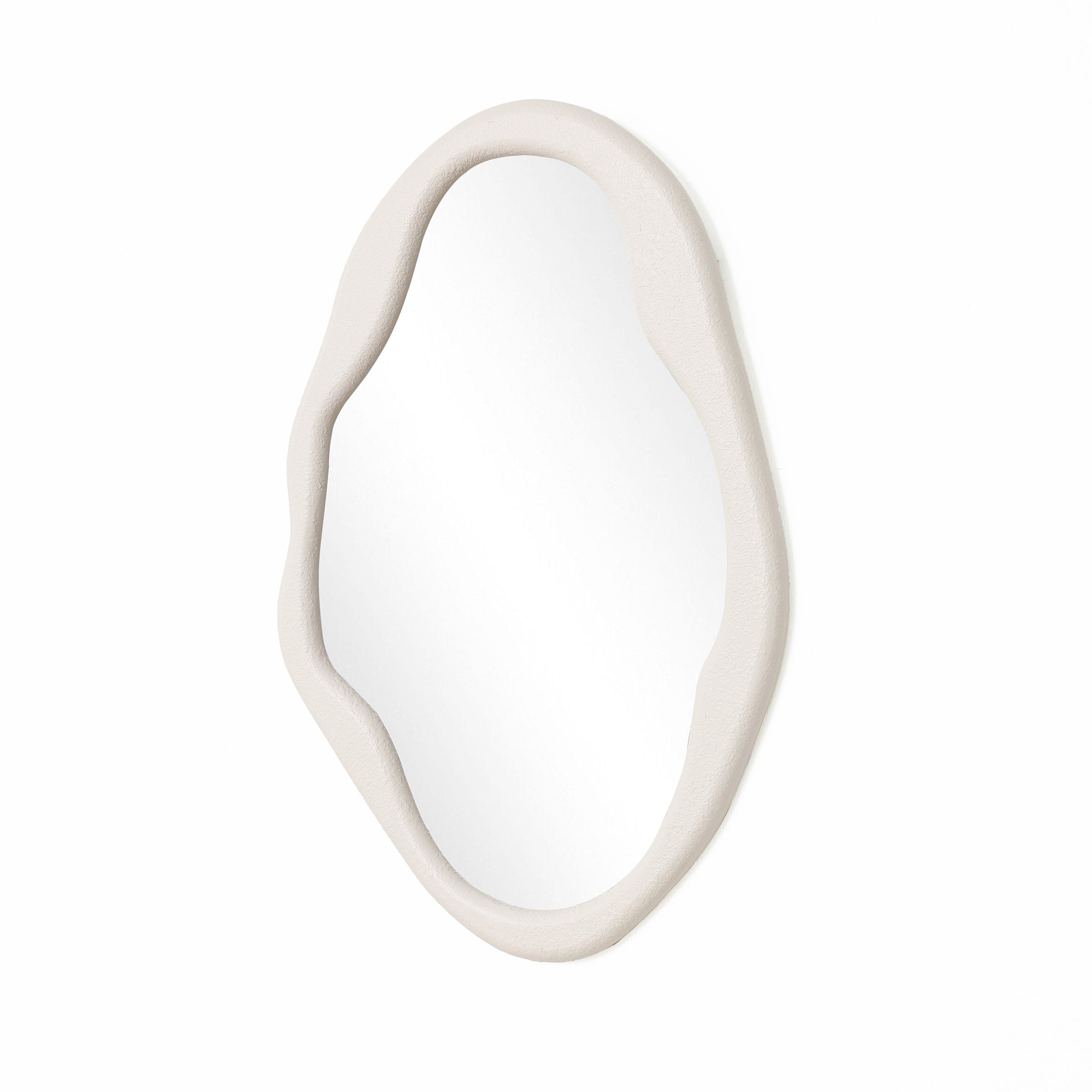 Irreguläre Fluid-Form Wandspiegel – Moderner Deko-Spiegel mit Organic Design für Wohnraum