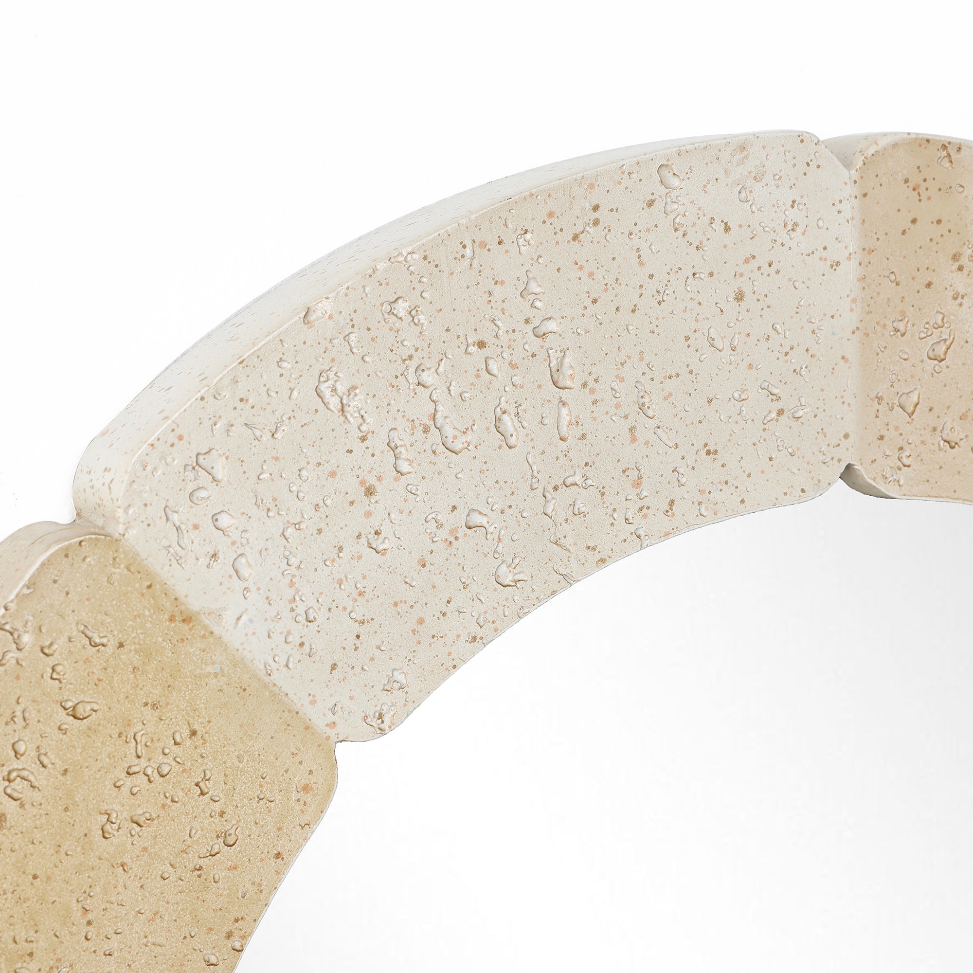 Arkaden-Form Ganzkörper-Spiegel – Steinmuster 拼接 Rahmen Deko-Spiegel für Wohnraum