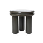 Runder Beistelltisch in Dunkelgrün – vielseitig als Sofa- oder Nachttisch