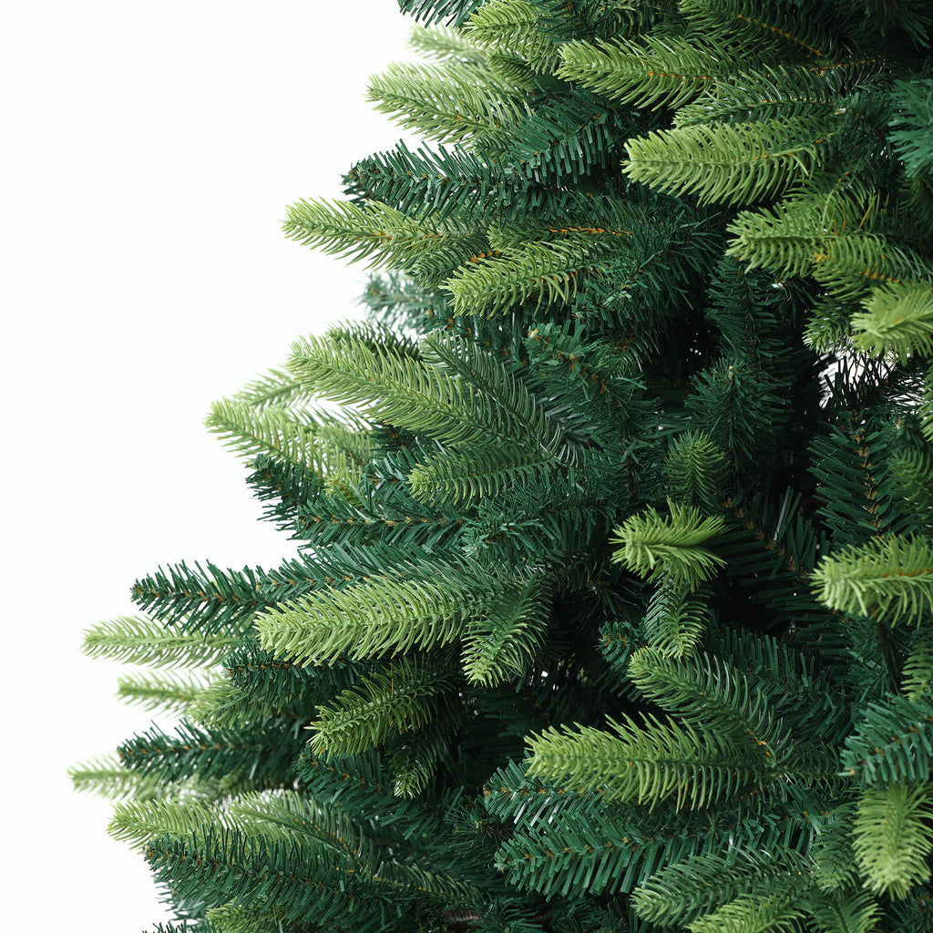 180 cm künstlicher Weihnachtsbaum – Kompaktes Modell mit 1893 Zweige (PE+PVC), Ø 126 cm, inkl. stabilem Metallständer