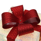 3er-Set LED-Geschenkboxen – Weihnachtsdeko in Weiß mit roten Schleifen