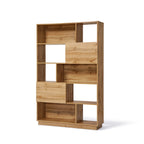 Bücherregal in Holzoptik mit Schrankfächern