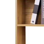 Bücherregal in Holzoptik mit Schrankfächern