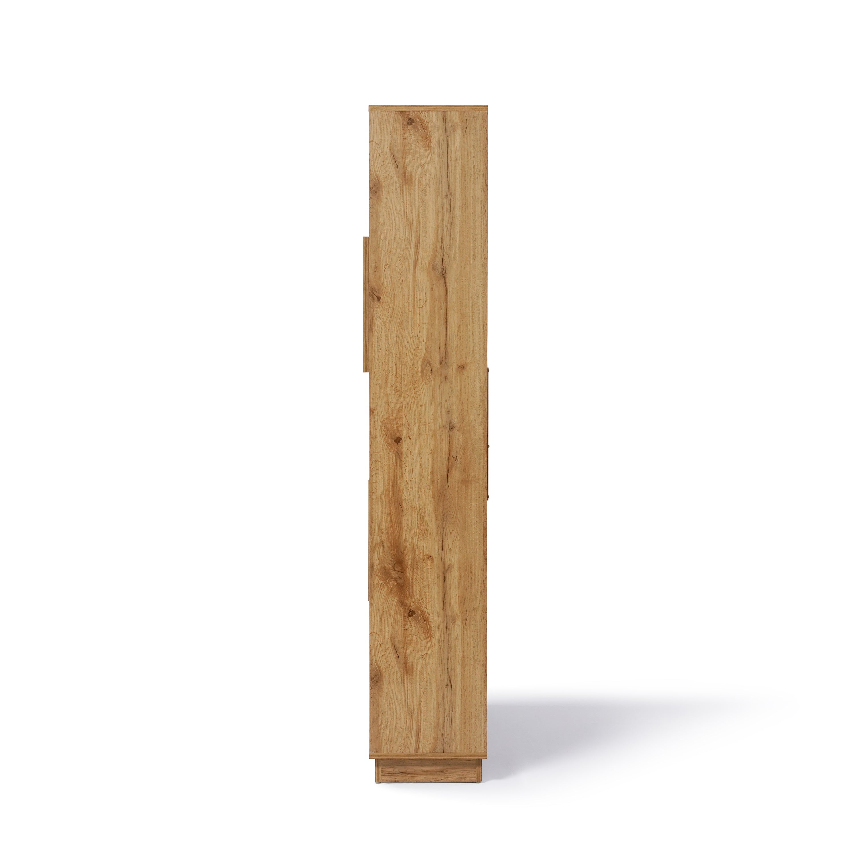 Bücherregal in Holzoptik mit Schrankfächern