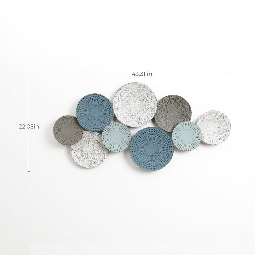 Künstlerische Metall-Wanddeko – Stilvolles Wohn-Accessoire