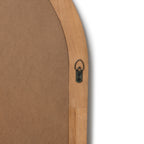 Arkaden-Form Holz-Wandspiegel mit Meander-Muster – Rustikal-Eleganter Ganzkörper-Spiegel