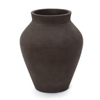 Vase Groß - Keramik-Optik aus Zement, Moderne Blumenvase im Wabi-Sabi Design