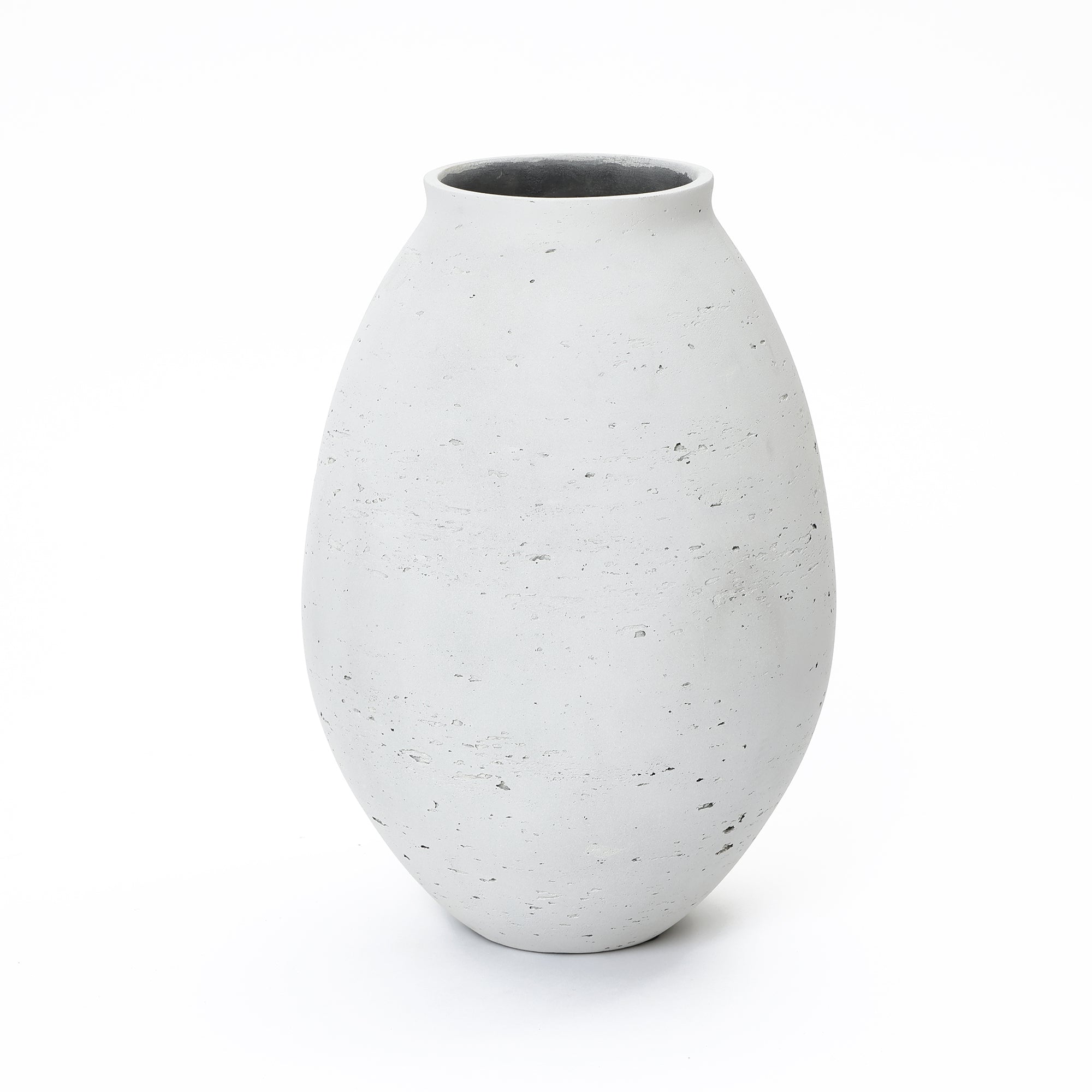 Moderne Blumenvase im Japandi-Stil, Handgefertigte Bodenvase